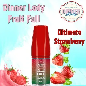 Dinner Lady Fruit Full Ultimate Strawberry Aroma Orjinal Şişe