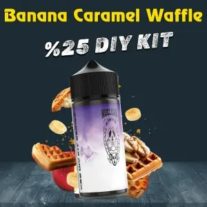 %25 Banana Caramel Waffle Yüksek Aroma Dıy-Kit Drif Series
