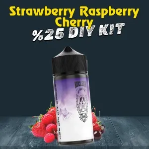 %25 Strawberry Raspberry Cherry Yüksek Aroma Dıy-Kit Drif Series