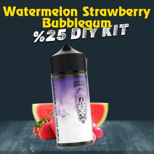 %25 Watermelon Strawberry Bubblegum Yüksek Aroma Dıy-Kit Drif Series